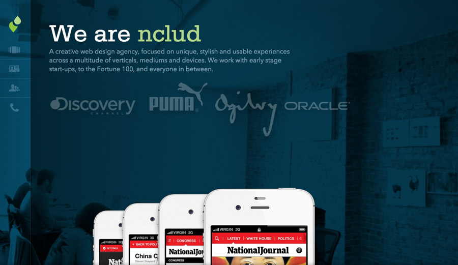 nclud.com v3 homepage